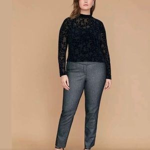 Lane Bryant The Allie Skinny Ankle Sexy Stretch Pant Sparkles Nwt Sz 26